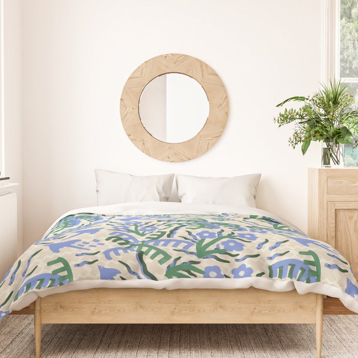 Coconut Spring Blossom, Nuts Duvet Cover Gallery Image 3