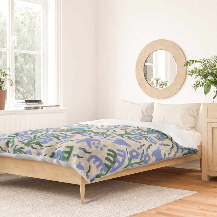 Coconut Spring Blossom, Nuts Duvet Cover Gallery Image 2