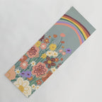 Retro meadow Yoga Mat Gallery Image 1