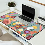 Retro meadow Desk Mat Gallery Image 2