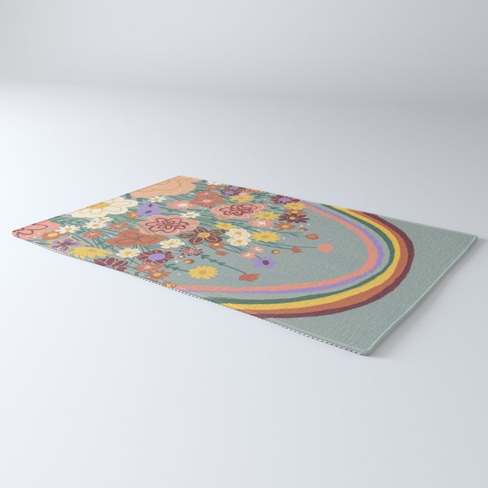 Retro meadow Rug Gallery Image 3