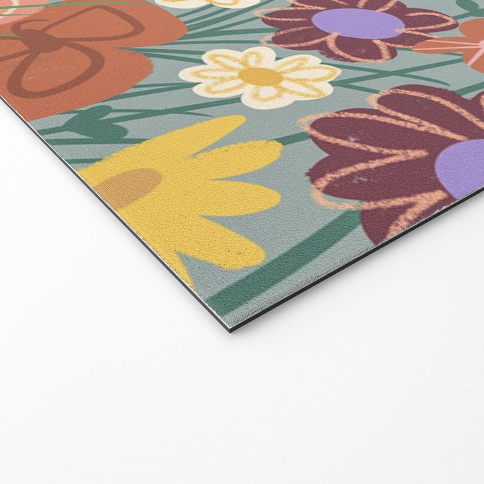 Retro meadow Welcome Mat Gallery Image 2