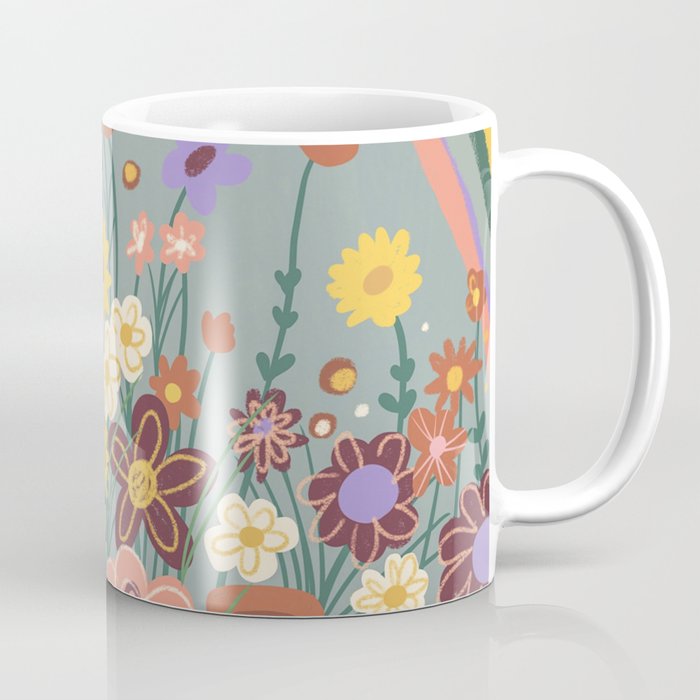 Retro meadow Coffee Mug Gallery Image 1