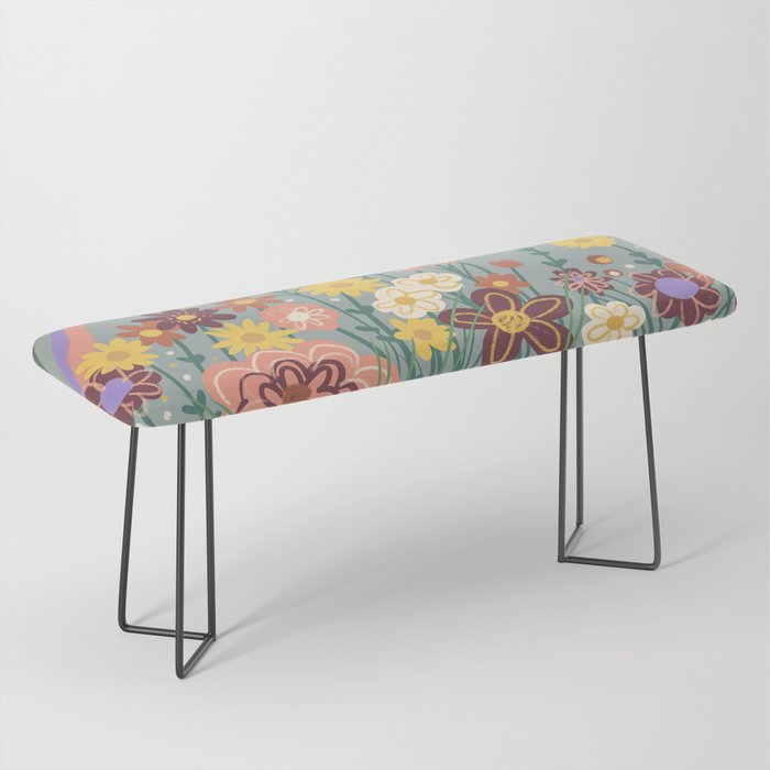 Retro meadow Bench Gallery Image 1
