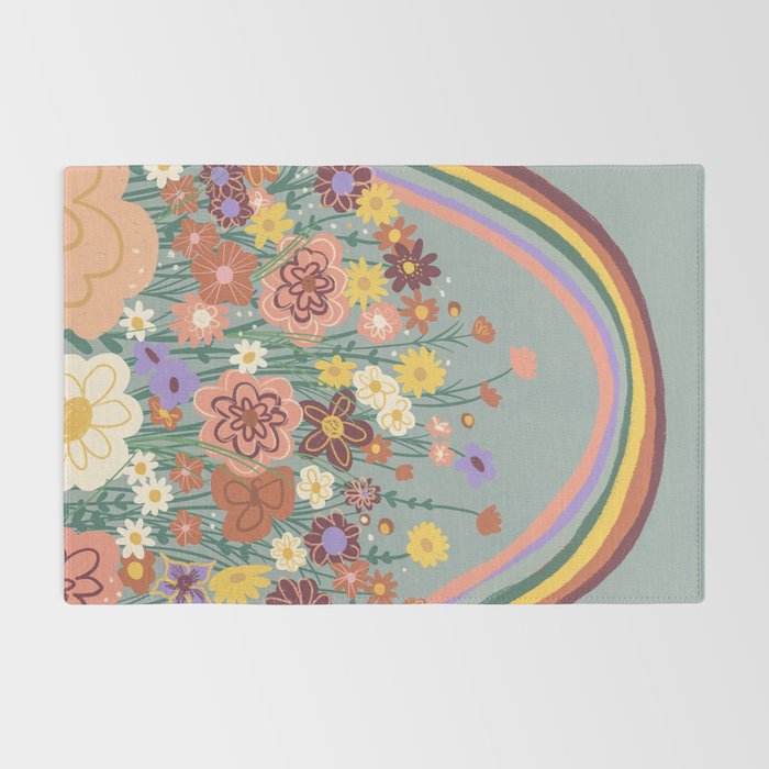 Retro meadow Rug Gallery Image 2