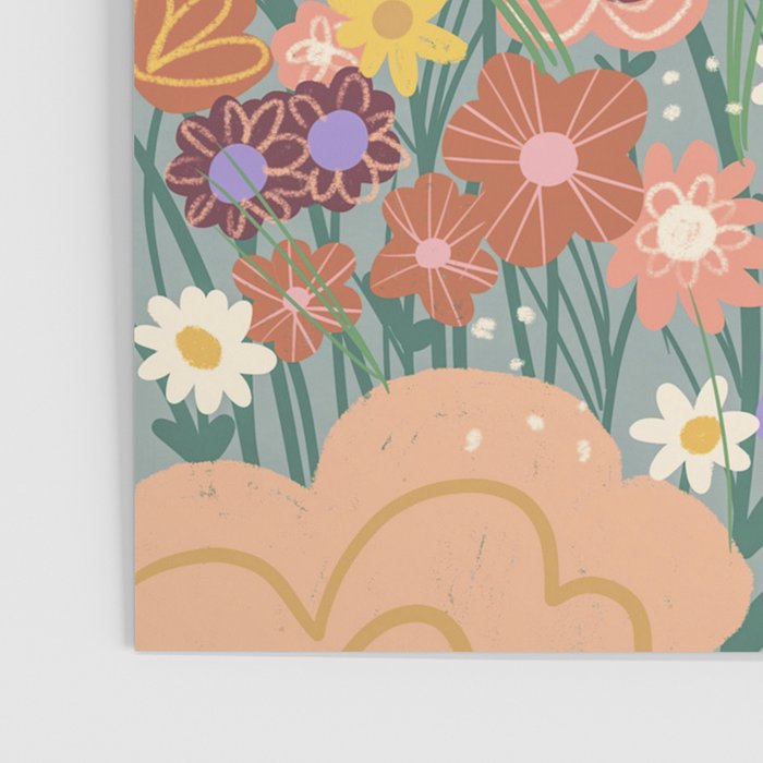 Retro meadow Poster Gallery Image 3