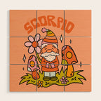Scorpio Gnome Wood Wall Art Gallery Image 1