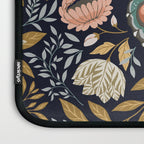 William Morris Inspired Butterfly Pattern - Midnight Garden Laptop Sleeve Gallery Image 3