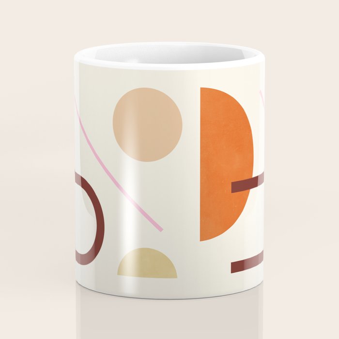 Abstraction_GEOMETRIC_SHAPE_ART_Minimalism_001C Coffee Mug Gallery Image 4