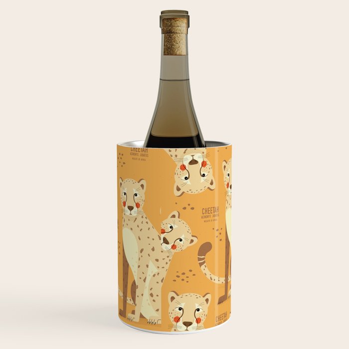 Cheetah, Wildlife of Africa Wine Chiller Gallery Image 2