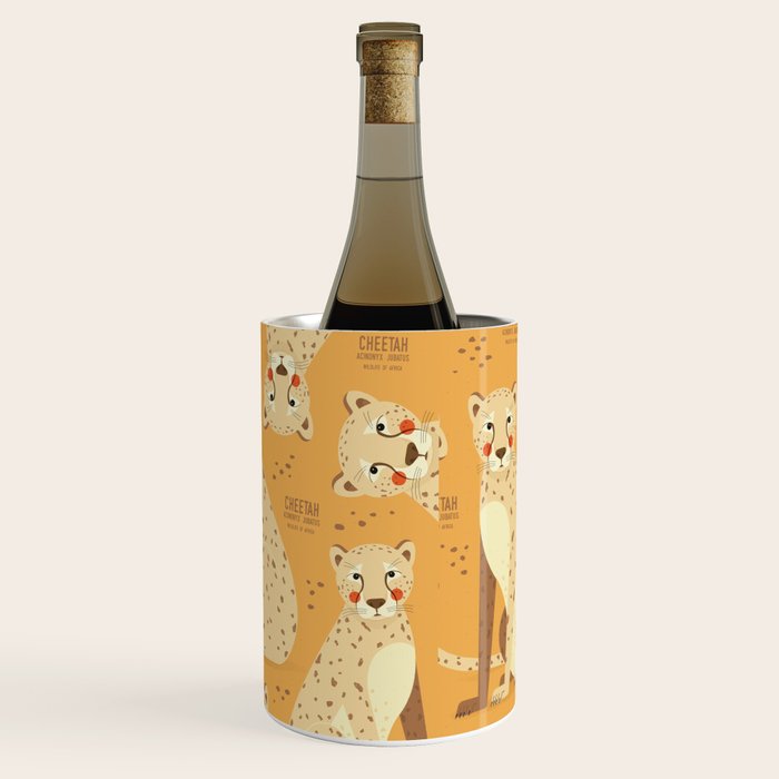 Cheetah, Wildlife of Africa Wine Chiller Gallery Image 3