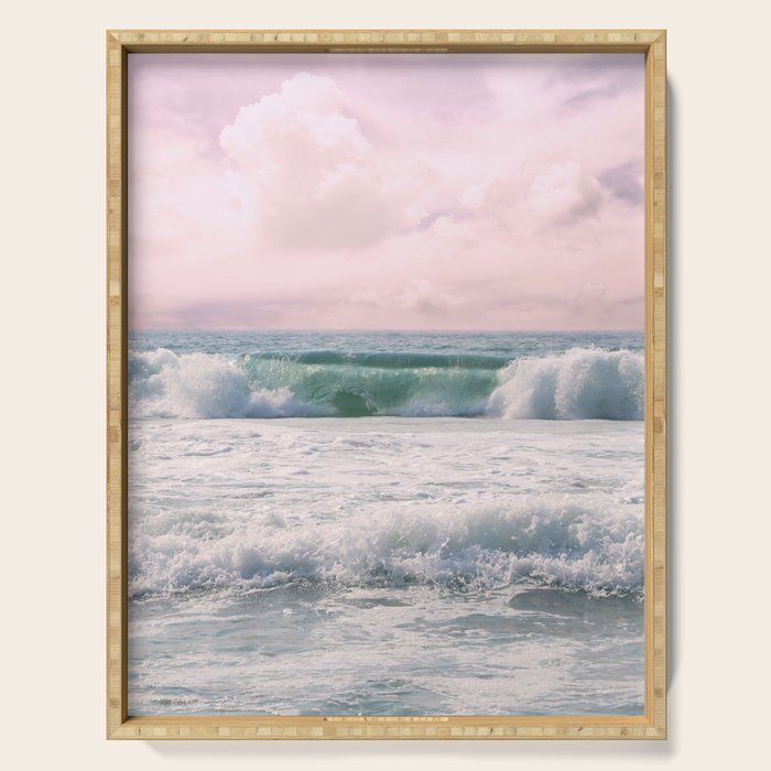 Tropical Beach Wave Roll Serving Tray Gallery Image 1