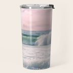 Tropical Beach Wave Roll Travel Mug Gallery Image 2