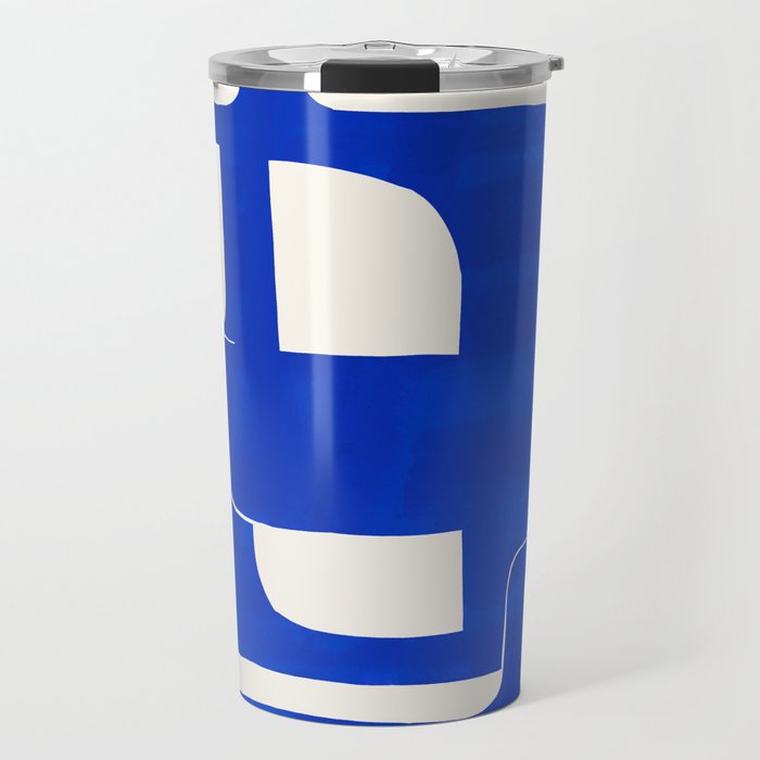 Modern Abstract Shapes 102 Travel Mug Gallery Image 1