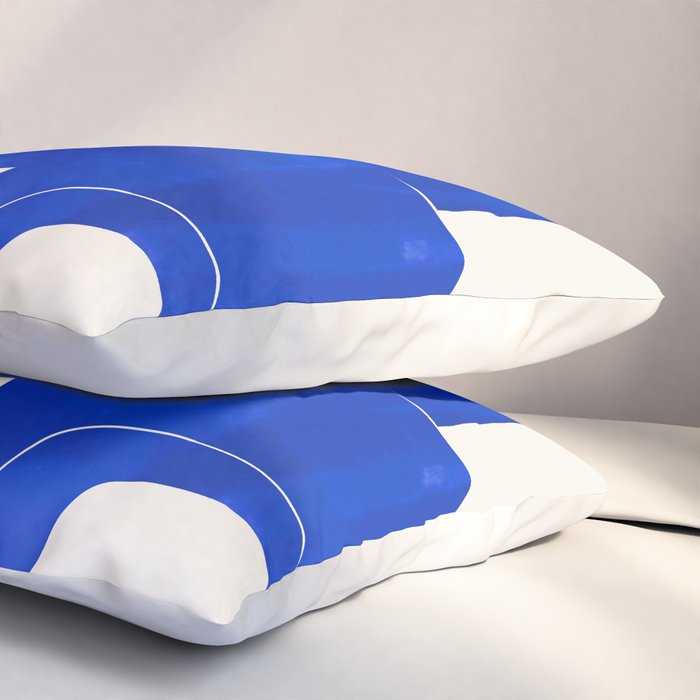 Modern Abstract Shapes 102 Pillow Sham Gallery Image 3