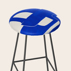 Modern Abstract Shapes 102 Stool Gallery Image 2