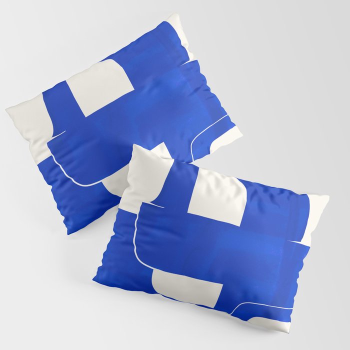 Modern Abstract Shapes 102 Pillow Sham Gallery Image 1