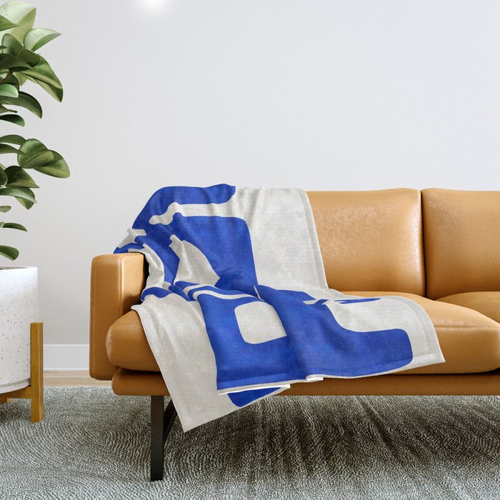 Modern Abstract Shapes 102 Throw Blanket Gallery Image 1