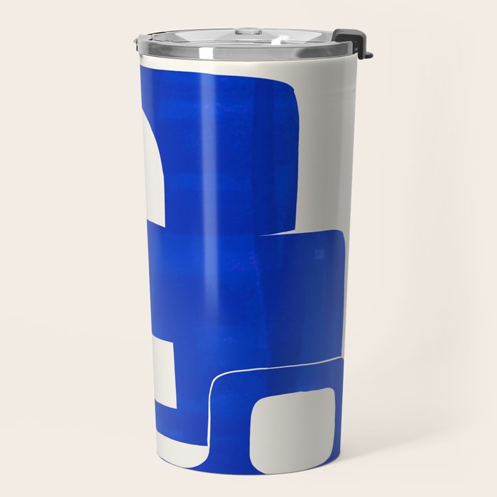 Modern Abstract Shapes 102 Travel Mug Gallery Image 2