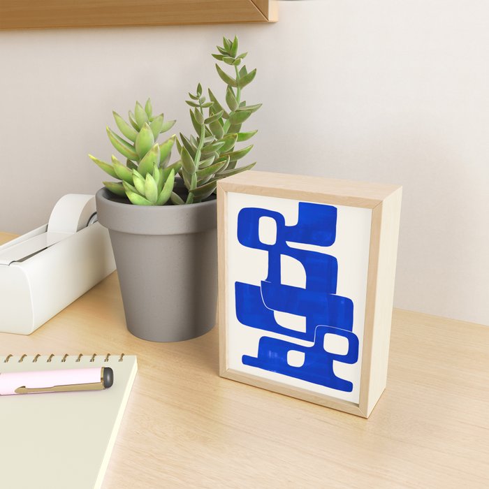 Modern Abstract Shapes 102 Mini Art Print Gallery Image 2