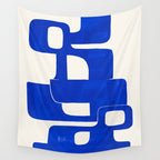 Modern Abstract Shapes 102 Wall Tapestry Gallery Image 4