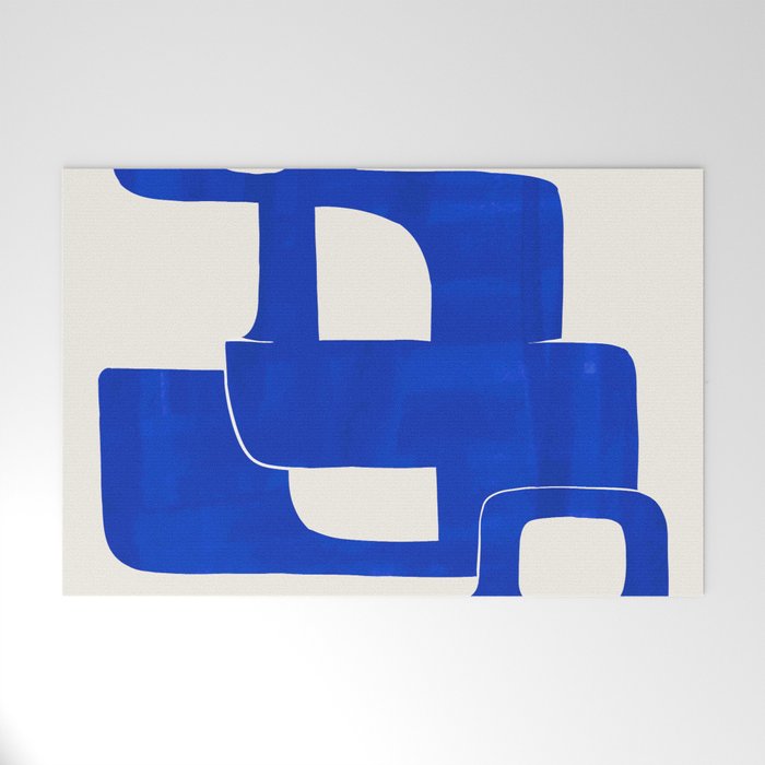 Modern Abstract Shapes 102 Welcome Mat Gallery Image 1