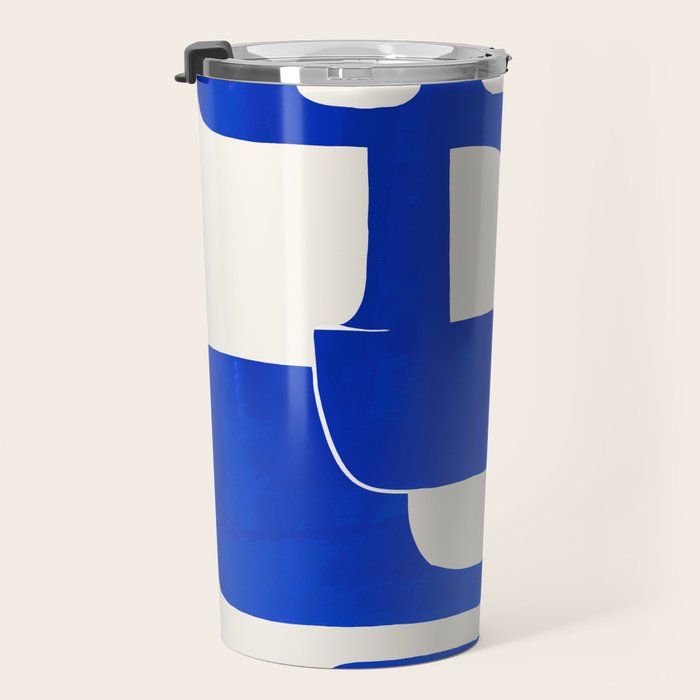 Modern Abstract Shapes 102 Travel Mug Gallery Image 3