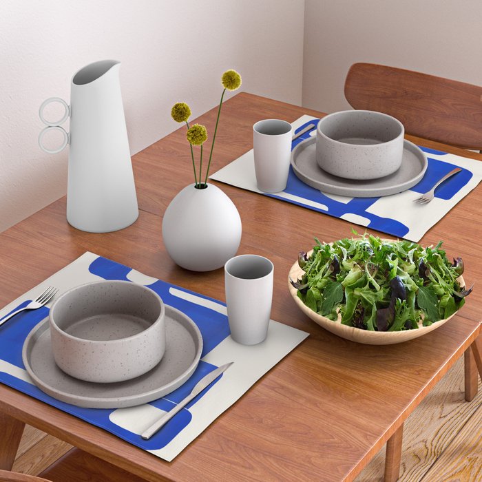 Modern Abstract Shapes 102 Placemat Gallery Image 2