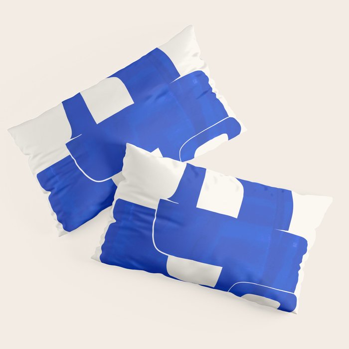 Modern Abstract Shapes 102 Pillow Sham Gallery Image 2