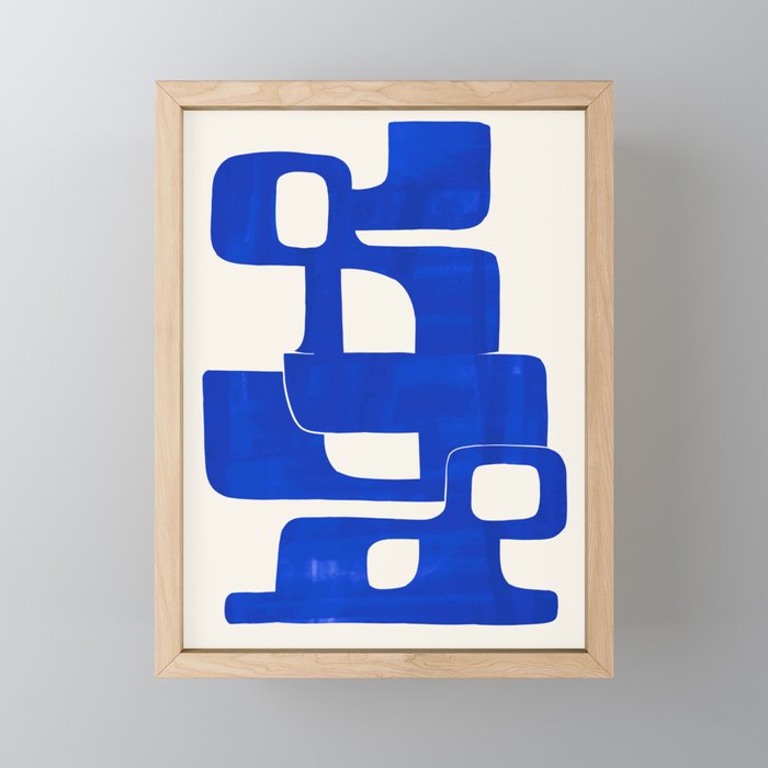 Modern Abstract Shapes 102 Mini Art Print Gallery Image 1