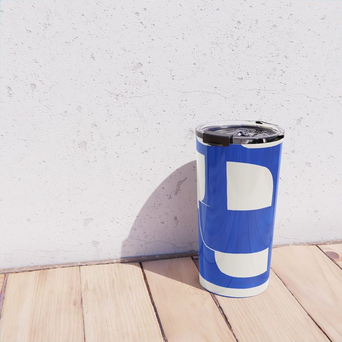 Modern Abstract Shapes 102 Travel Mug Gallery Image 4