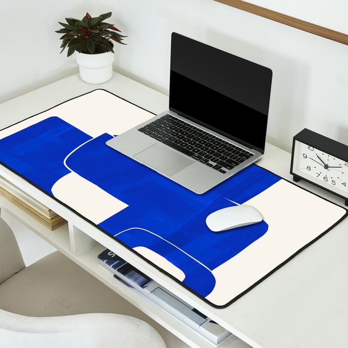 Modern Abstract Shapes 102 Desk Mat Gallery Image 2