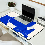 Modern Abstract Shapes 102 Desk Mat Gallery Image 2