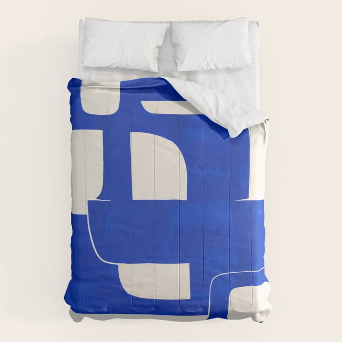 Modern Abstract Shapes 102 Comforter Gallery Image 6