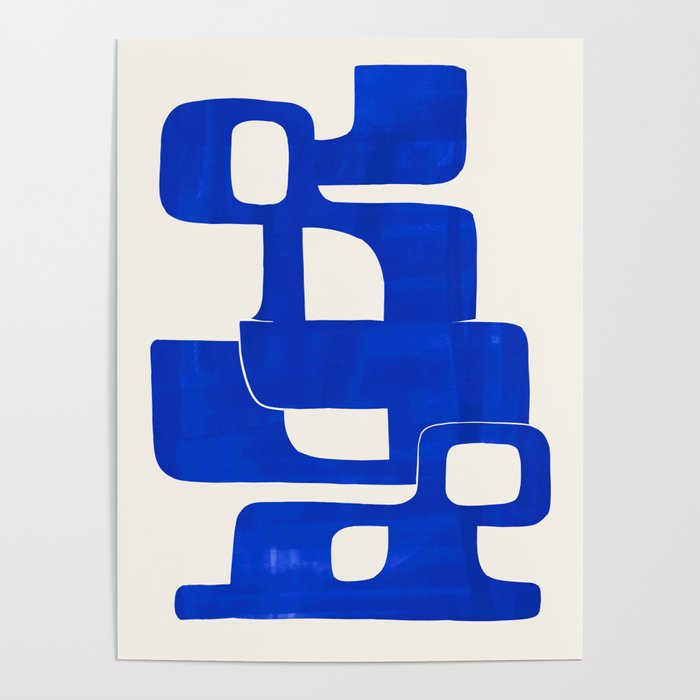 Modern Abstract Shapes 102 Poster Gallery Image 1