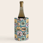 Halloween Pumpkins - dusky pastel  Wine Chiller Gallery Image 1