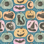 Halloween Pumpkins - dusky pastel  Coffee Mug Gallery Image 2