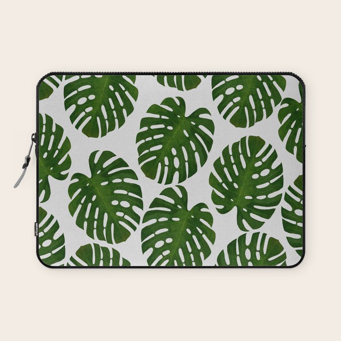 Monstera Leaf III Laptop Sleeve Gallery Image 1