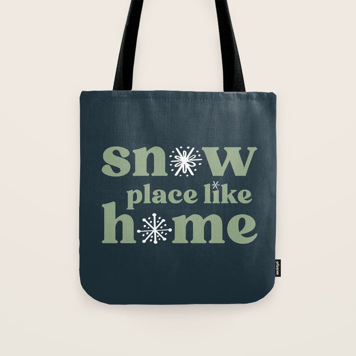Snow Place Like Home Tote Bag Gallery Image 1