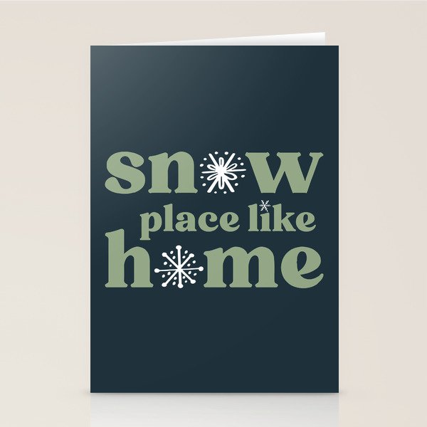 Snow Place Like Home Stationery Card Gallery Image 2