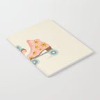 Retro Roller Skates - Blush & Mint Palette Notebook Gallery Image 2