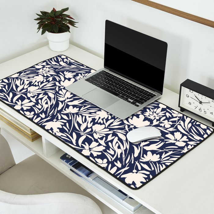 Wild floral strokes I Desk Mat Gallery Image 2