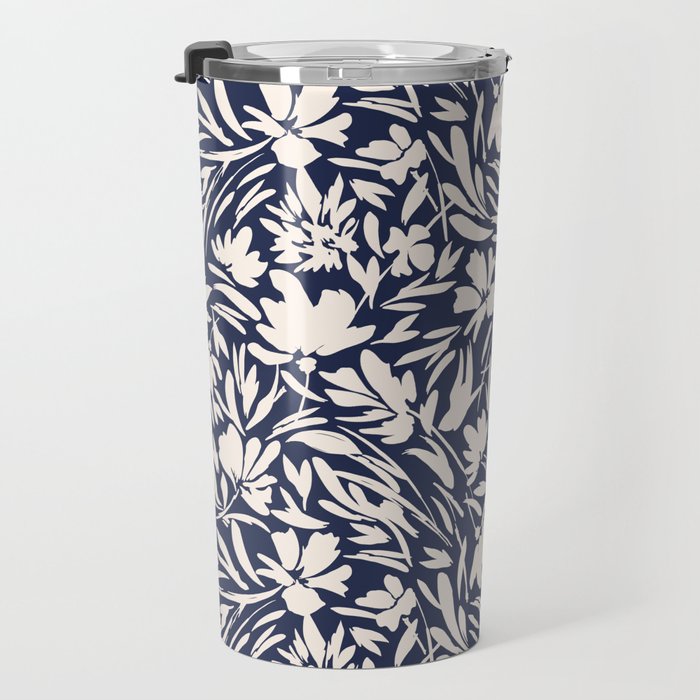 Wild floral strokes I Travel Mug Gallery Image 3