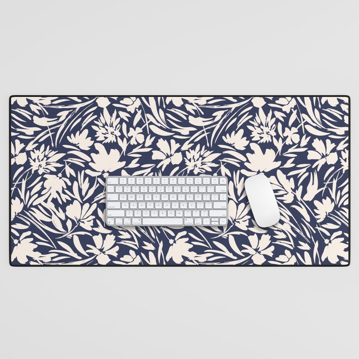 Wild floral strokes I Desk Mat Gallery Image 1