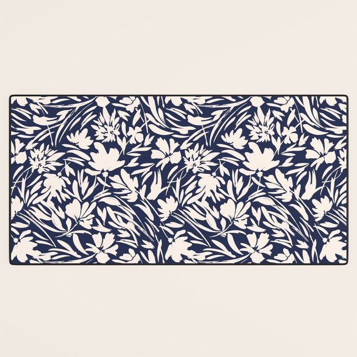 Wild floral strokes I Desk Mat Gallery Image 3