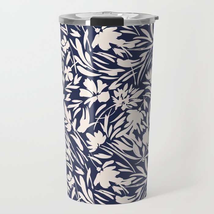 Wild floral strokes I Travel Mug Gallery Image 1