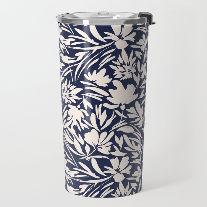 Wild floral strokes I Travel Mug Gallery Image 2