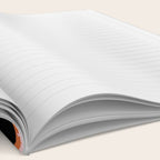 Halloween Checkered Print in Orange Notebook Gallery Image 2