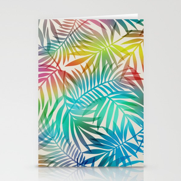 Tropical Palm Leaves Stationery Card Gallery Image 2