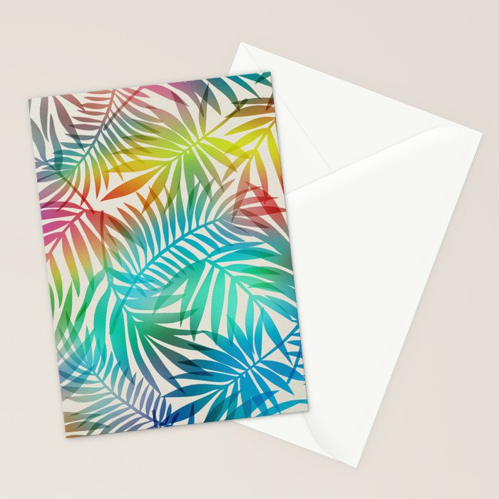 Tropical Palm Leaves Stationery Card Gallery Image 2